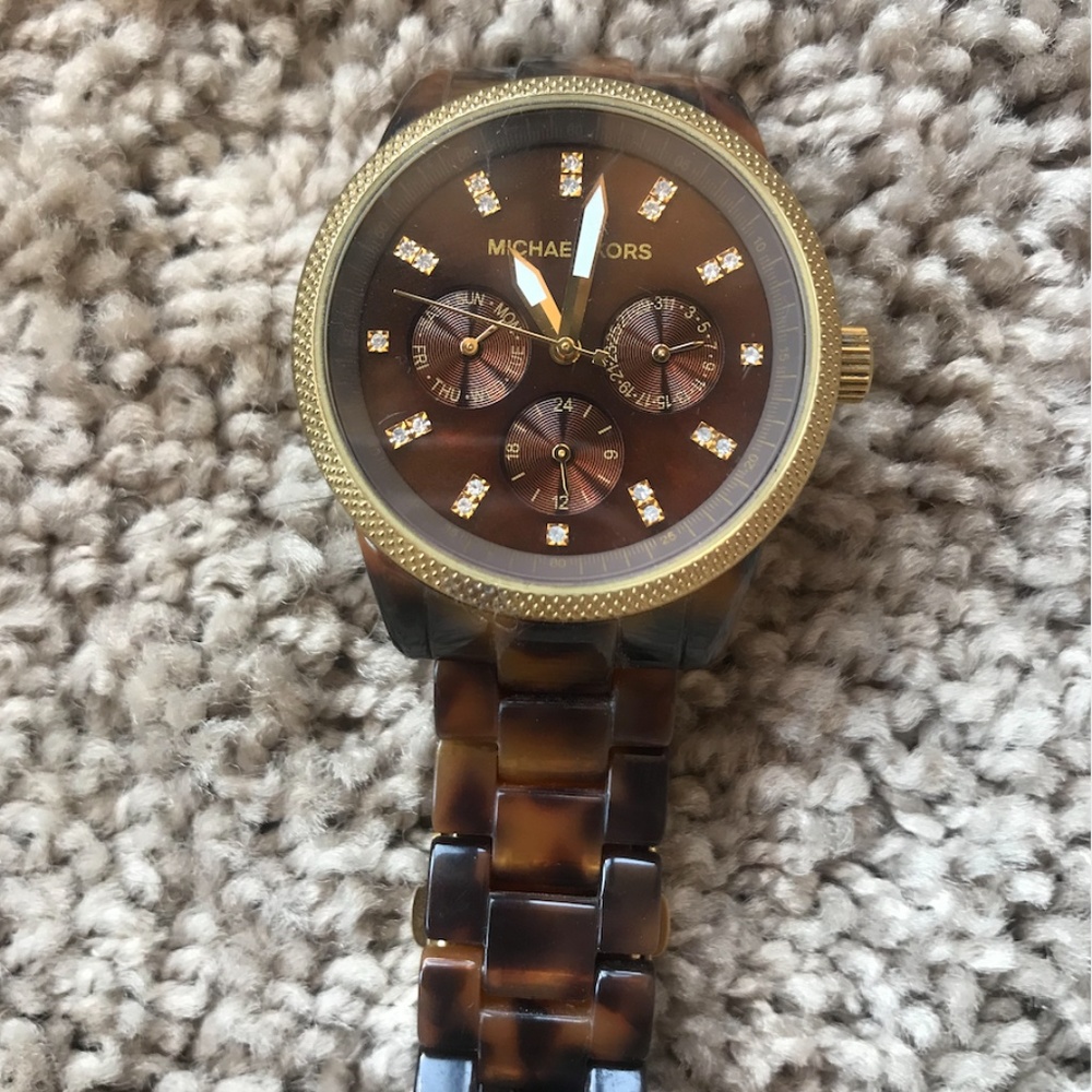 Michael Kors Tortoise Shell Watch